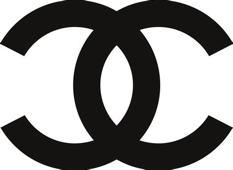 Chanel black and white logo